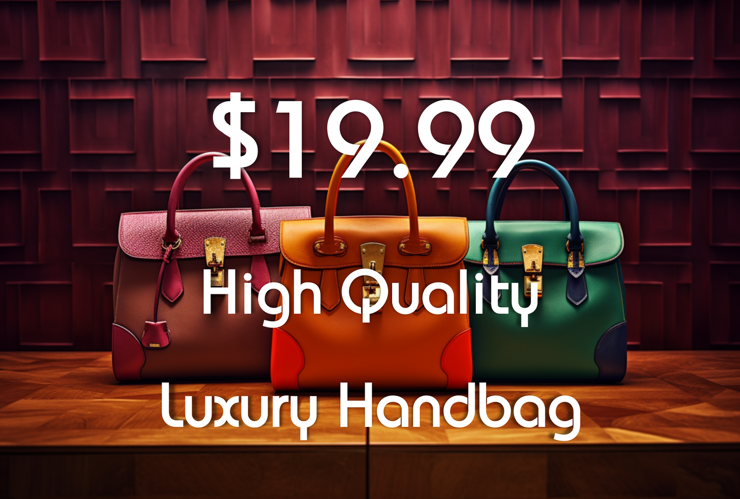 $19.99 Luna Bags Crazy Sale - USA free shipping - High Quality Leather Luxury HandBags