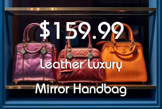 $159.99 Luna Bagss Crazy Sale - USA free shipping - Leather Luxury Mirror Bag Set